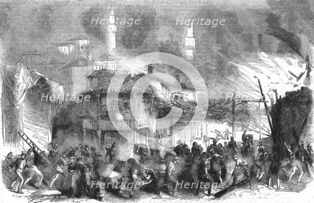 'The Conflagration at Varna', 1854. Creator: Unknown.