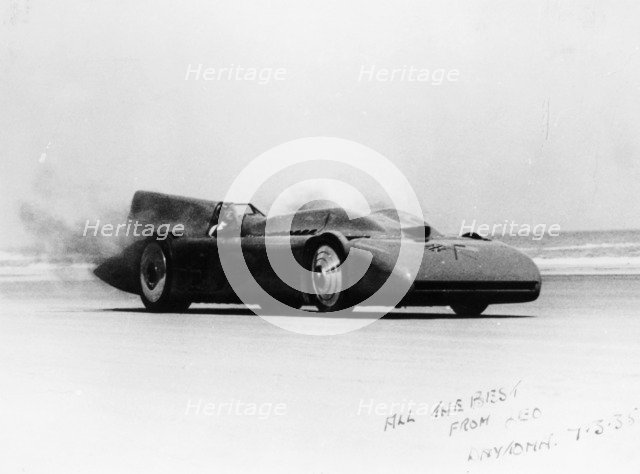 Bluebird at Daytona, 1935. Artist: Unknown