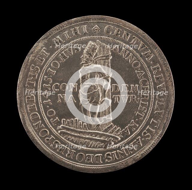 John Huss Centenary Medal [reverse], 1515. Creator: Unknown.