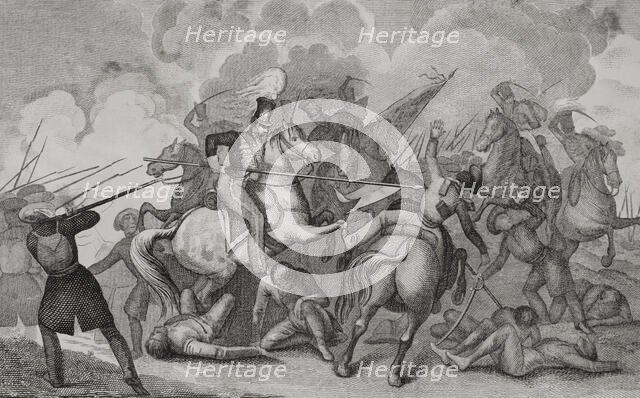 First Carlist War (1833-1840): Battle of Villarrobledo (20 September 1836), 1845. Creators: Antonio Gómez y Cros, Jose Gomez.