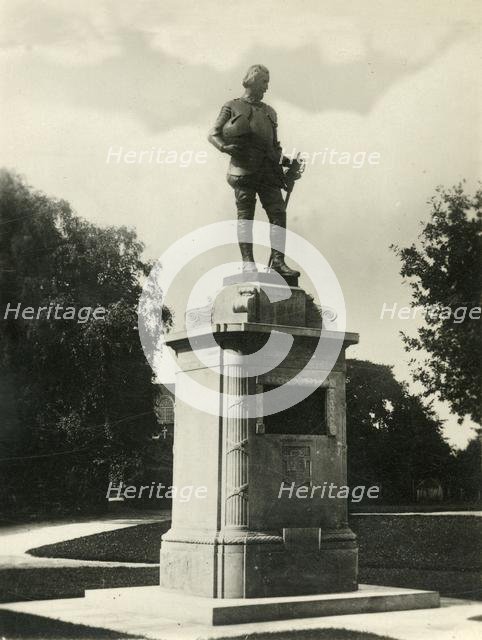 'Philip Sidney Memorial, the Schools, Shrewsbury', c1920s. Creator: Unknown.