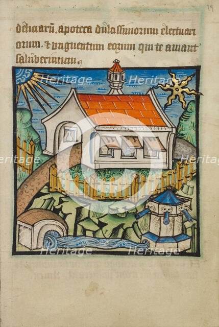 The Paradise of All Delights;The Enclosed Garden, Sealed Fountain, Stella Maris..., about 1480-1490. Creator: Unknown.