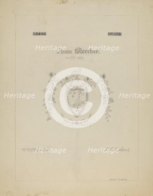 Silver Flagon, c. 1936. Creator: Hester Duany.