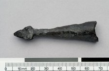 Medieval iron arrowhead, c13th century. Creator: Unknown.