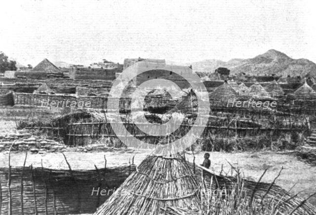 Distant Fronts, At Ouaddai; Goz Beida, capital of Dar Sila..., 1917. Creator: Unknown.