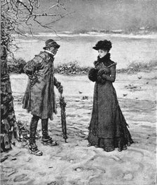 ''Pictures of the Year - VIII. "The Winter of our Discontent ", after GH Boughton, ARA,1891. Creator: Unknown.