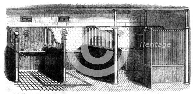 The International Exhibition: stable fittings by Messrs. Musgrave Brothers..., 1862. Creator: Unknown.