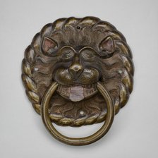 Door Pull in the Form of a Lion's Head, c. 1500. Creator: Unknown.