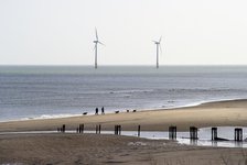 Wind Turbines, Blyth Offshore Wind Farm, Northumberland, 2010. Creator: Historic England Staff Photographer.