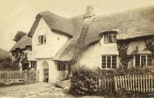Thatched cottage, Lustleigh, Devon.  Creator: Unknown.