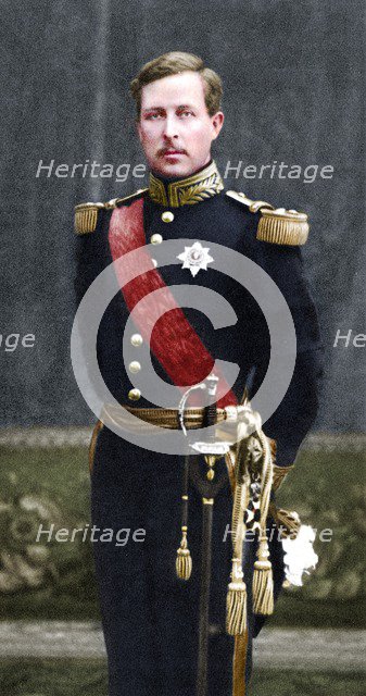 Albert I (1875-1934), King of the Belgians from 1909, in military uniform. Artist: Unknown.