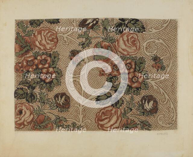 Glazed Chintz, c. 1937. Creator: Edith Miller.