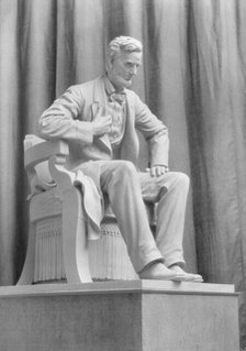 Sculpture of Abraham Lincoln by Mr. Haig Patigian, 1927 Creator: Arnold Genthe.