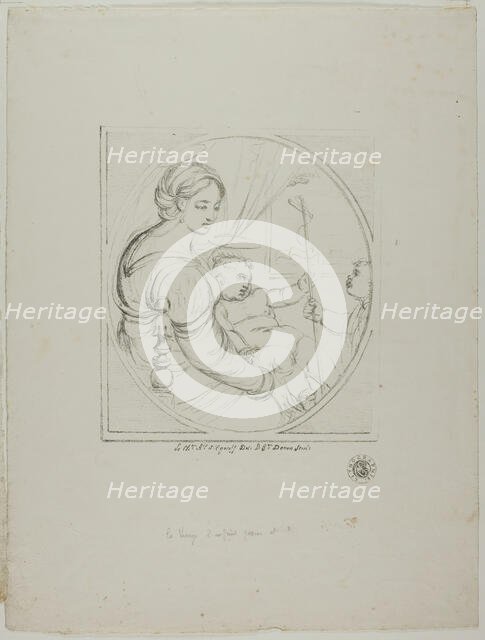 Virgin in a Chair, 1817–20. Creator: Vivant Denon.