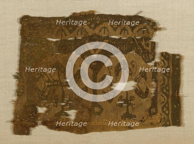 Panel, Egypt, Roman period (30 B.C.- 641 A.D.), 5th/6th century. Creator: Unknown.