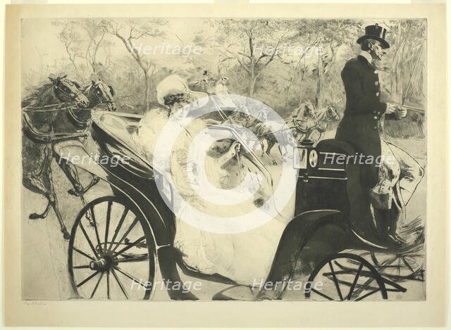 Promenade, 1902. Creator: Edgar Chahine.