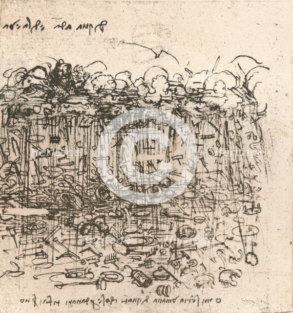 Emblematic representation, c1472-c1519 (1883). Artist: Leonardo da Vinci.