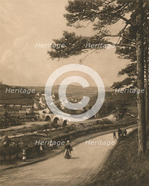'The Clyde at Kirkfieldbank, from the Braes near Lanark', 1902. Artist: Unknown.