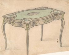 Table Design, 19th century. Creator: Anon.