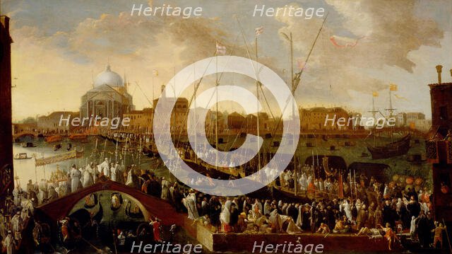 La processione del Redentore (The procession of the Redeemer), 1648-1650. Creator: Heintz, Joseph, the Younger (ca 1600-after 1674).