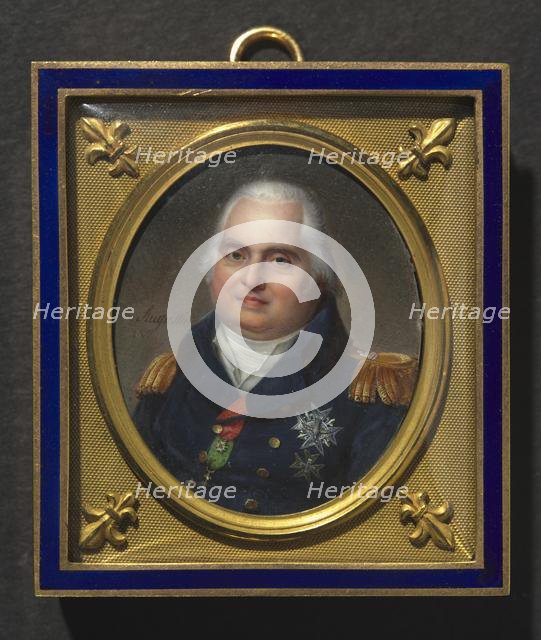 Portrait of Louis XVIII, c. 1822. Creator: Jean-Baptiste Jacques Augustin (French, 1759-1832).
