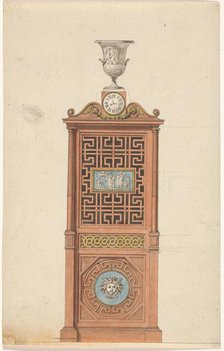 Design for an organ pendula, c.1785-c.1790. Creator: Anon.