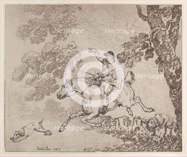 The Huntsman, 1785., 1785. Creator: Thomas Rowlandson.
