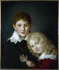 Paul (1804-1880) and Alfred (1810-1857) de Musset children, 1813. Creator: Unknown.