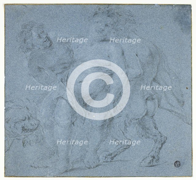 Silenus Supported by Two Satyrs, n.d. Creator: Unknown.