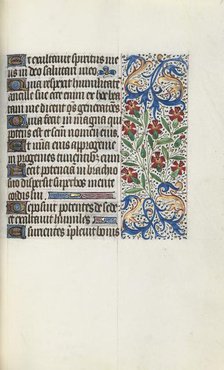 Book of Hours (Use of Rouen): fol. 74r, c. 1470. Creator: Master of the Geneva Latini (French, active Rouen, 1460-80).