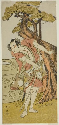 The Actor Ichikawa Yaozo II as Iba no Juzo (?), Japan, c. 1772. Creator: Shunsho.