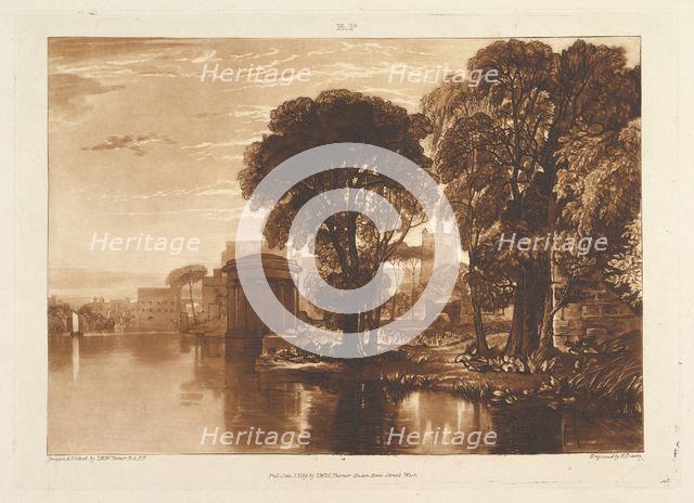 The Alcove, Isleworth (Liber Studiorum, part XIII, plate 63), January 1, 1819. Creator: JMW Turner.