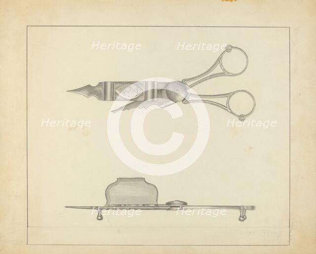 Snuffer, 1935/1942. Creator: Michael Fenga.