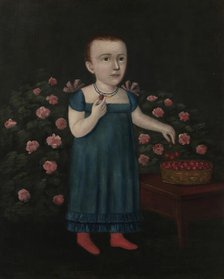 Child with Strawberries, 1803-1805. Creator: Joshua Johnson.