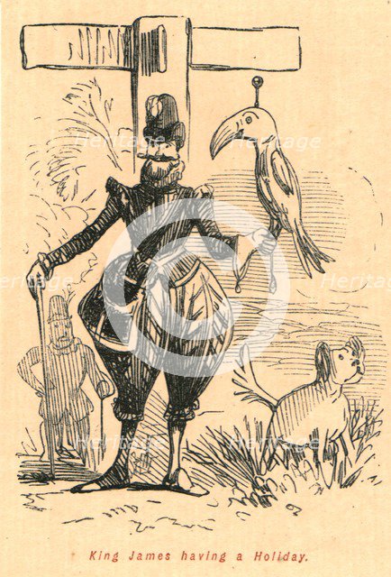'King James having a Holiday', 1897.  Creator: John Leech.