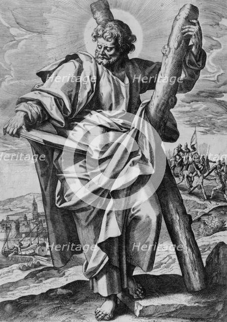 Christ and the Twelve Apostles, 1592. Creators: Martin de Vos, Adriaen Collaert.