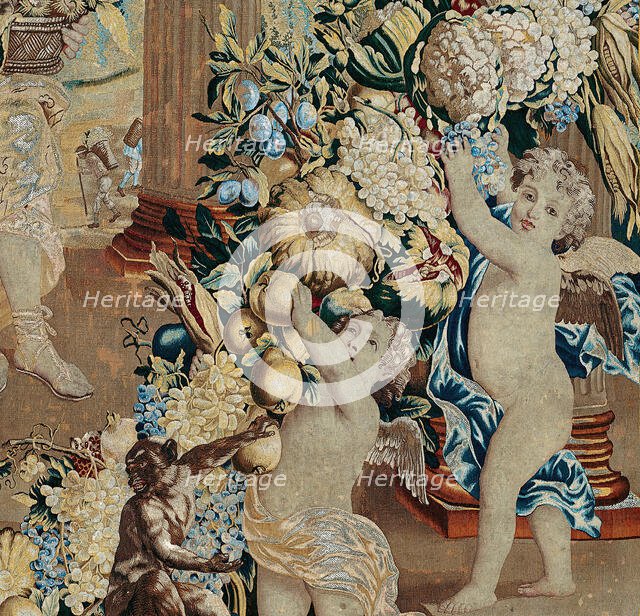 September and October From The Twelve Months of the Year (Fragment), Brussels, After 1675.  Creator: Unknown.