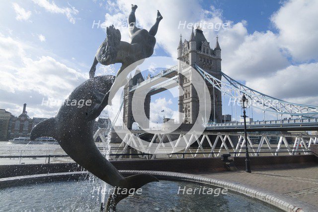 Tower Bridge, 2011. Creator: Ethel Davies.
