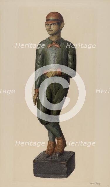 Baseball Player, 1935/1942. Creator: Mina Lowry.