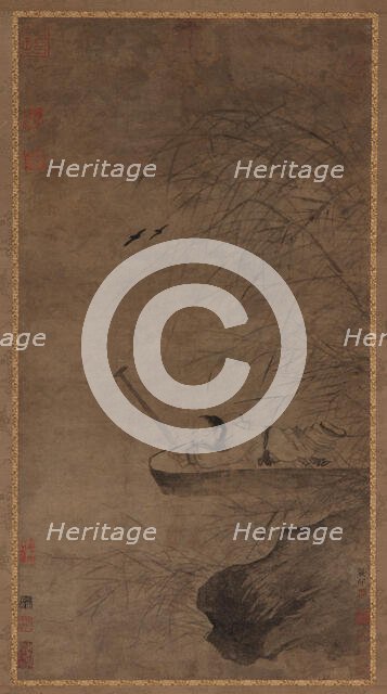 Napping under Water Reeds, 16th century. Creator: Unknown.