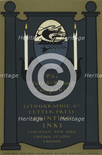 The Ault & Wilborg Company, c1894 - 1896. Creator: William H Bradley.