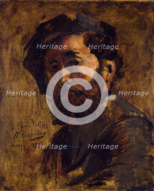 Portrait of Antoine Vollon (1833-1900), 1873.  Creator: Jean-Baptiste Carpeaux.