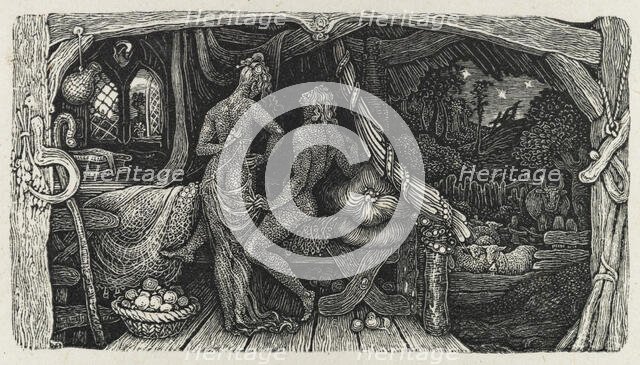 The Chamber Idyll, 1831. Creator: Edward Calvert.