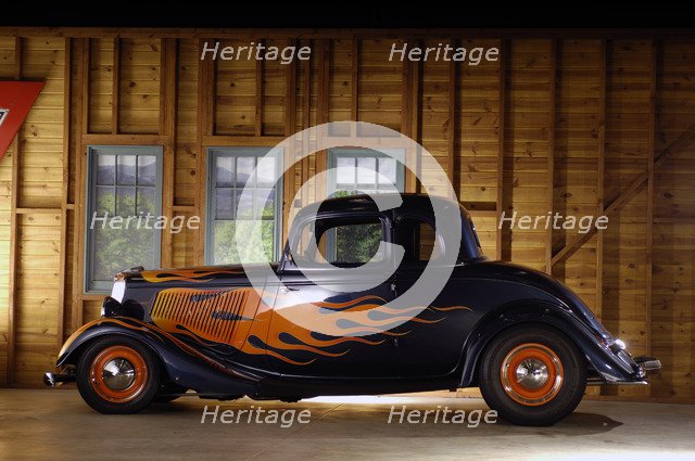 Ford Custom 1934. Artist: Simon Clay.