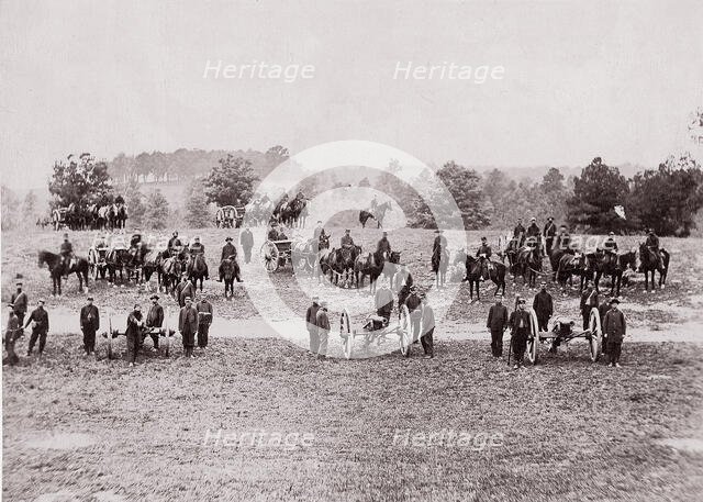Pennsylvania Light Artillery, Keystone Battery, 1861-65. Creator: Unknown.