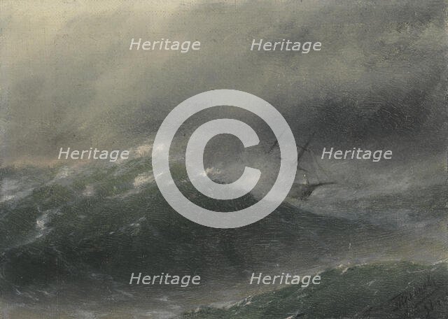 Seascape, 1893. Creator: Ivan Kulikov.