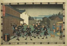 Act 10 (Judanme), from the series "The Revenge of the Loyal Retainers (Chushingura)", c. 1834/39. Creator: Ando Hiroshige.