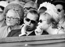 Lady Churchill and the Duke and Duchess of Kent, Wimbledon Women's Singles Final, 1966. Artist: Unknown