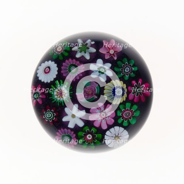 Paperweight, Clichy, 19th century. Creator: Clichy Glassworks.