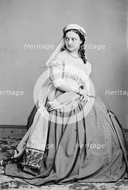 Miss Bateman, between 1855 and 1865. Creator: Unknown.